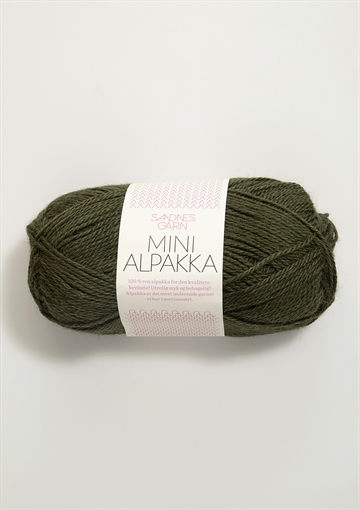 Sandnes Mini Alpakka fv. 9573 mosegrøn